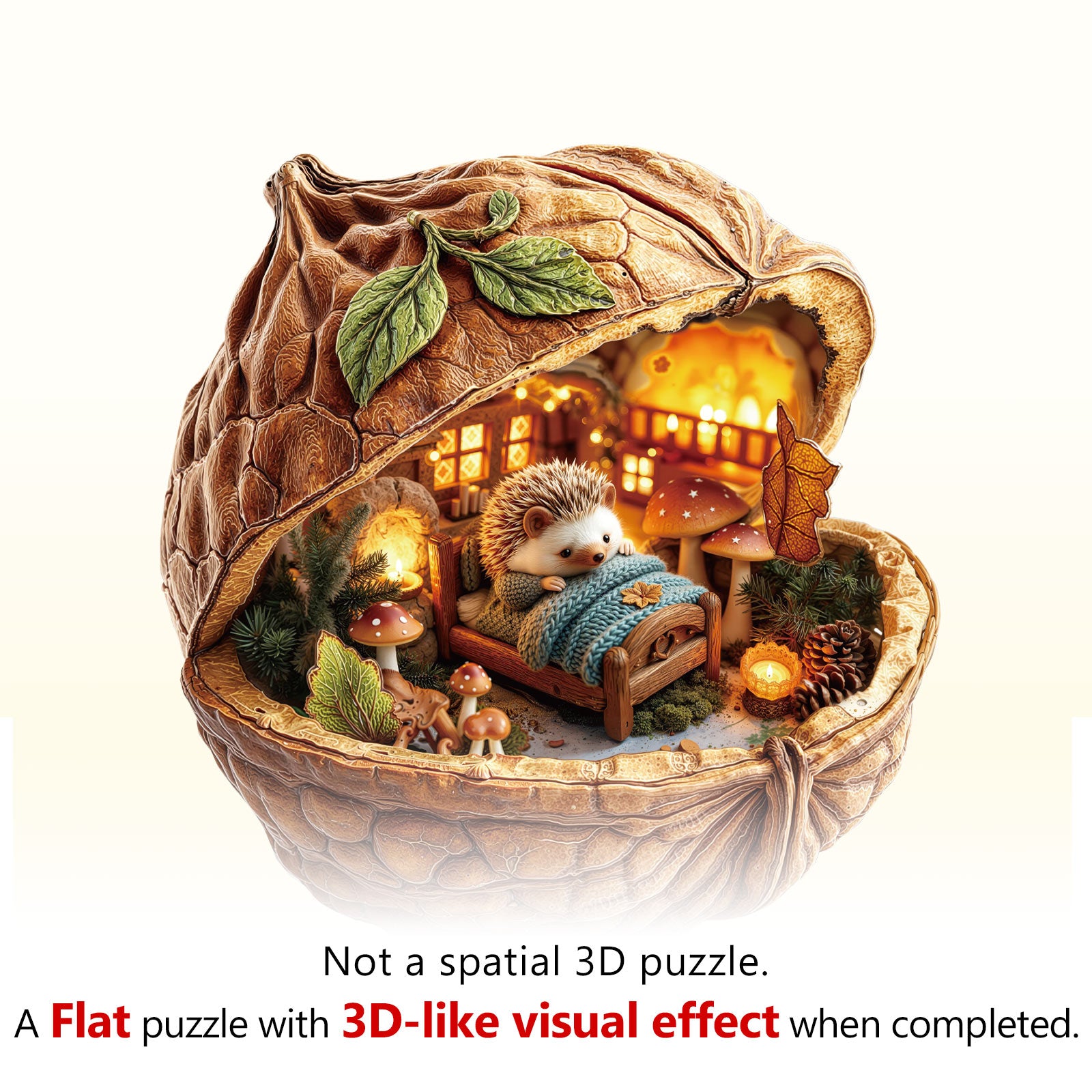 Walnut Dream Wooden Jigsaw Puzzle