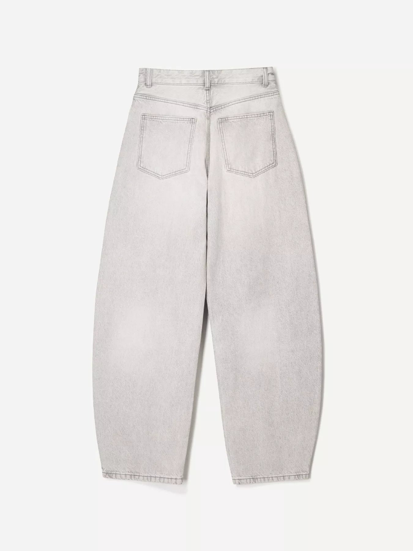 Wide Leg Washed Jeans