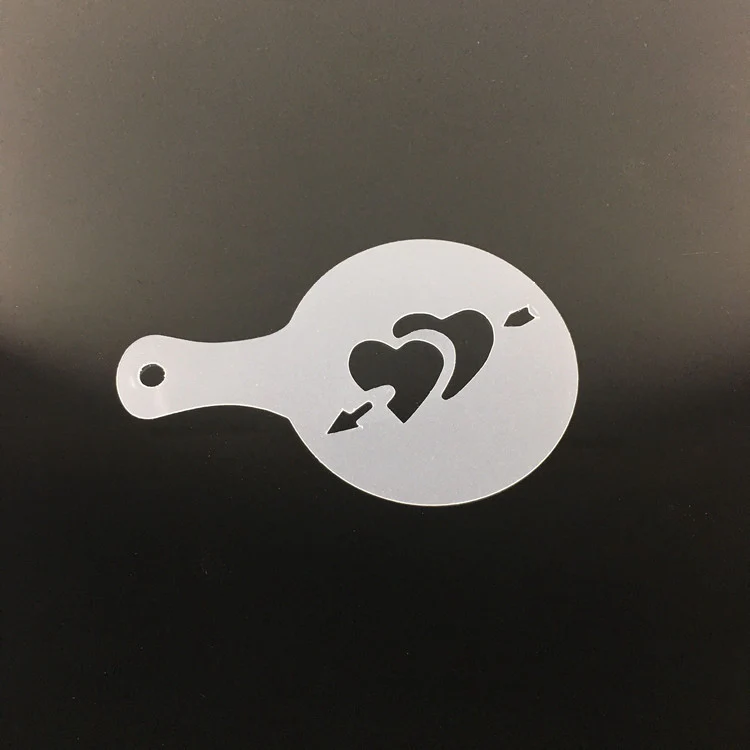 16PC Coffee-Latte Art Templates