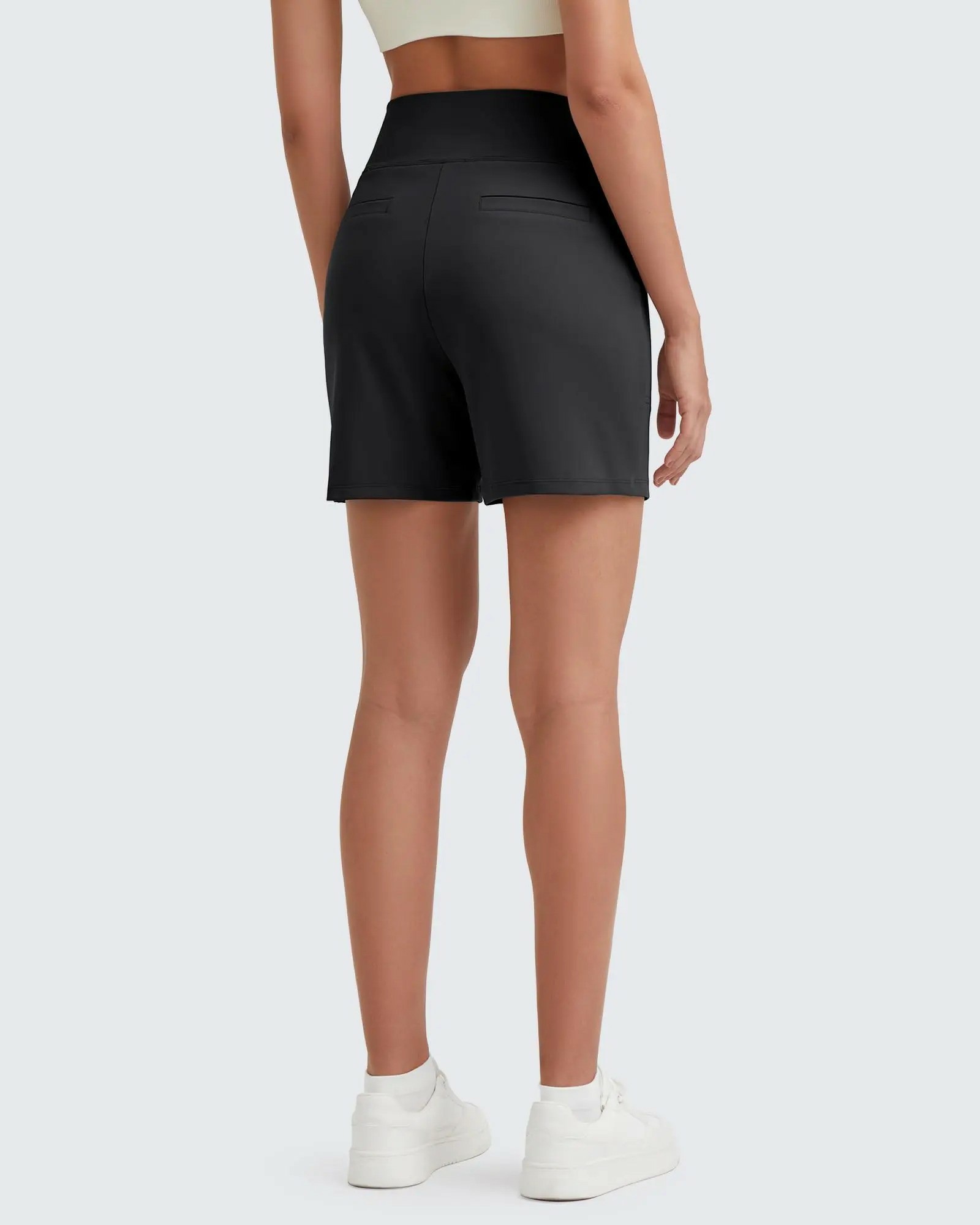 ✨Women’s High-Waisted Athletic Shorts – Quick-Dry Running & Yoga Shorts with Pockets