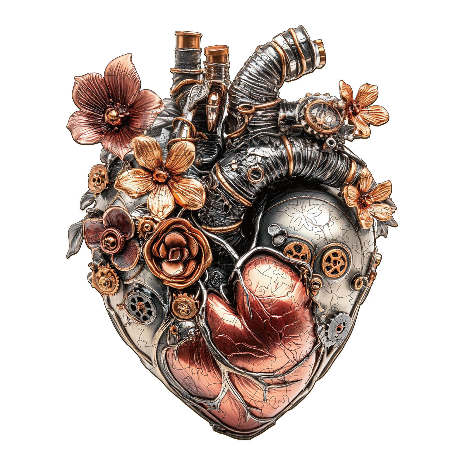 Mechanical Heart Wooden Jigsaw Puzzle
