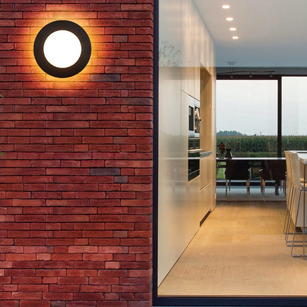 Minimalist Outdoor Waterproof LED Garden Wall Foyer Entry Wall Sconces