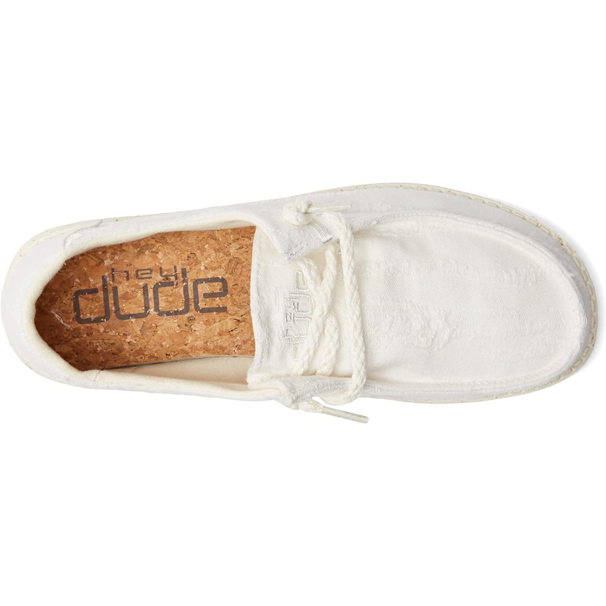 DUDE WOMEN'S WENDY BOHO DISTRESSED WHITE - 121410239