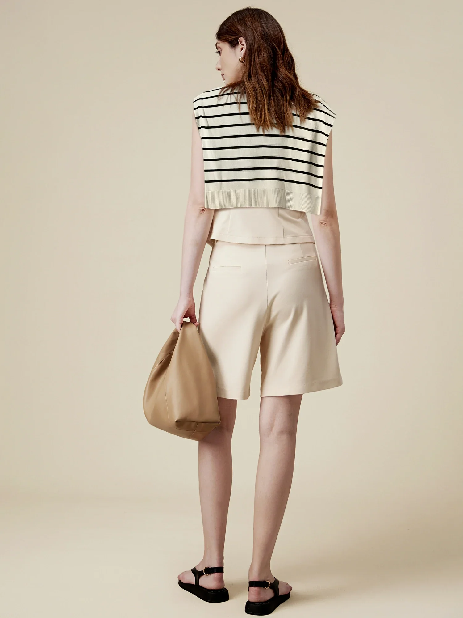 Women's 100% Lyocell Knitted Knotted Shawl Wraps Detachable False Collar