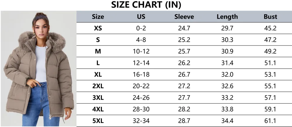 Women's Versatile Solid Color Fluffy Hooded Zip-Up Belt Decor Cotton Coat