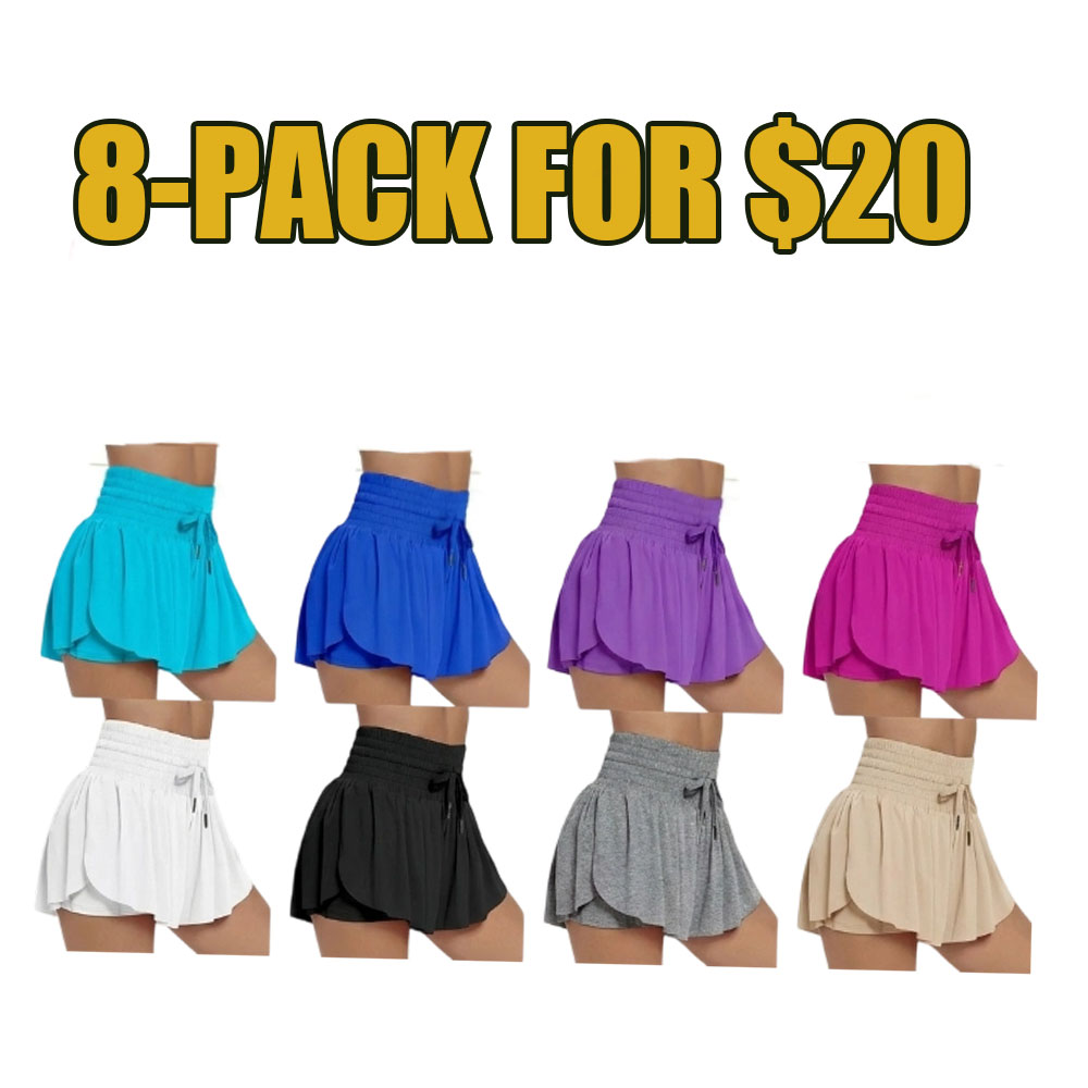 🌟 Product Name: Women's High-Waisted Flowy Athletic Skorts with Pockets - Versatile & Comfortable