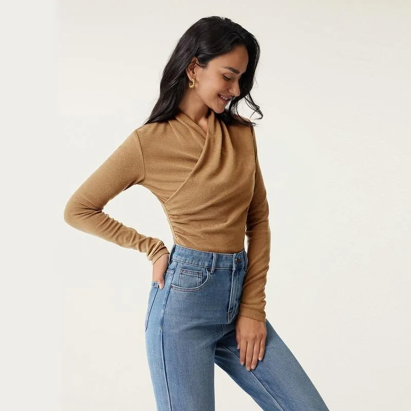 Long Sleeve Top Casual Korean Minimalist