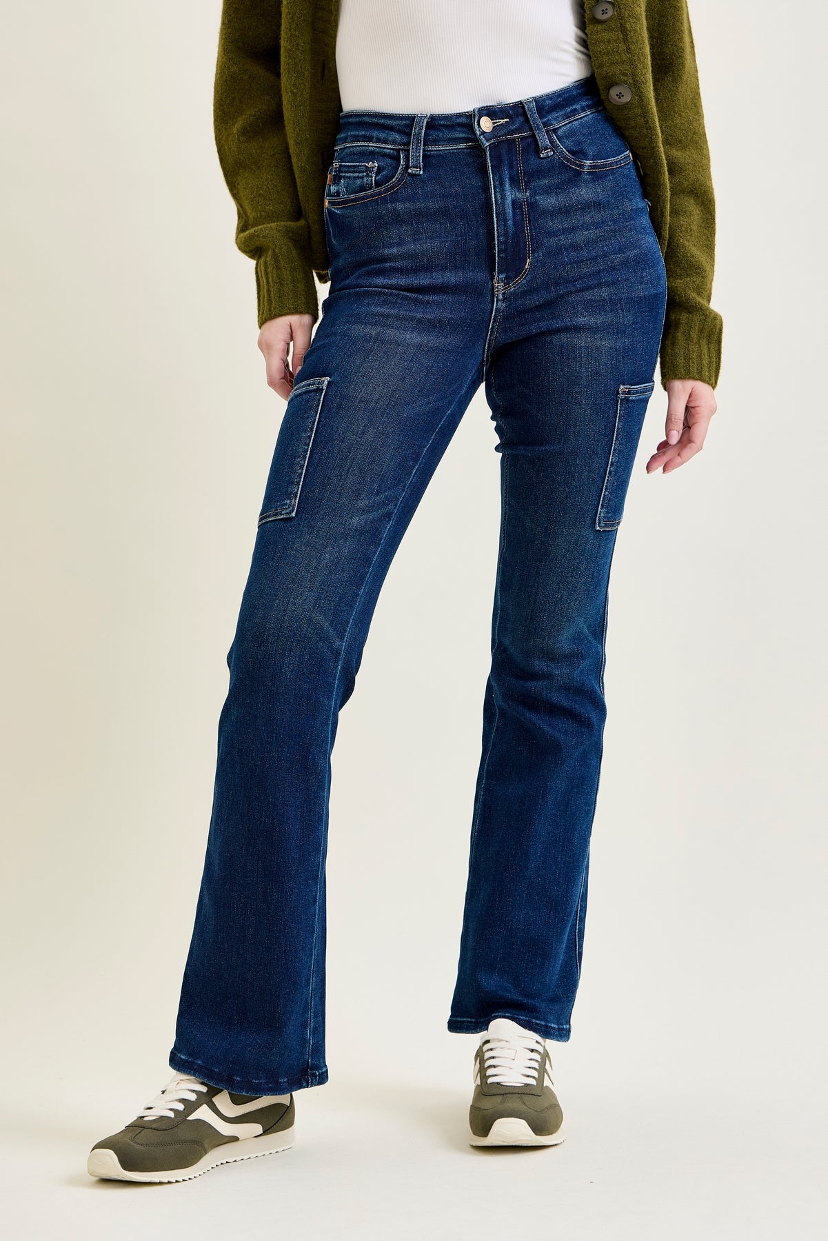 Daisy Cargo Bootcut Jeans