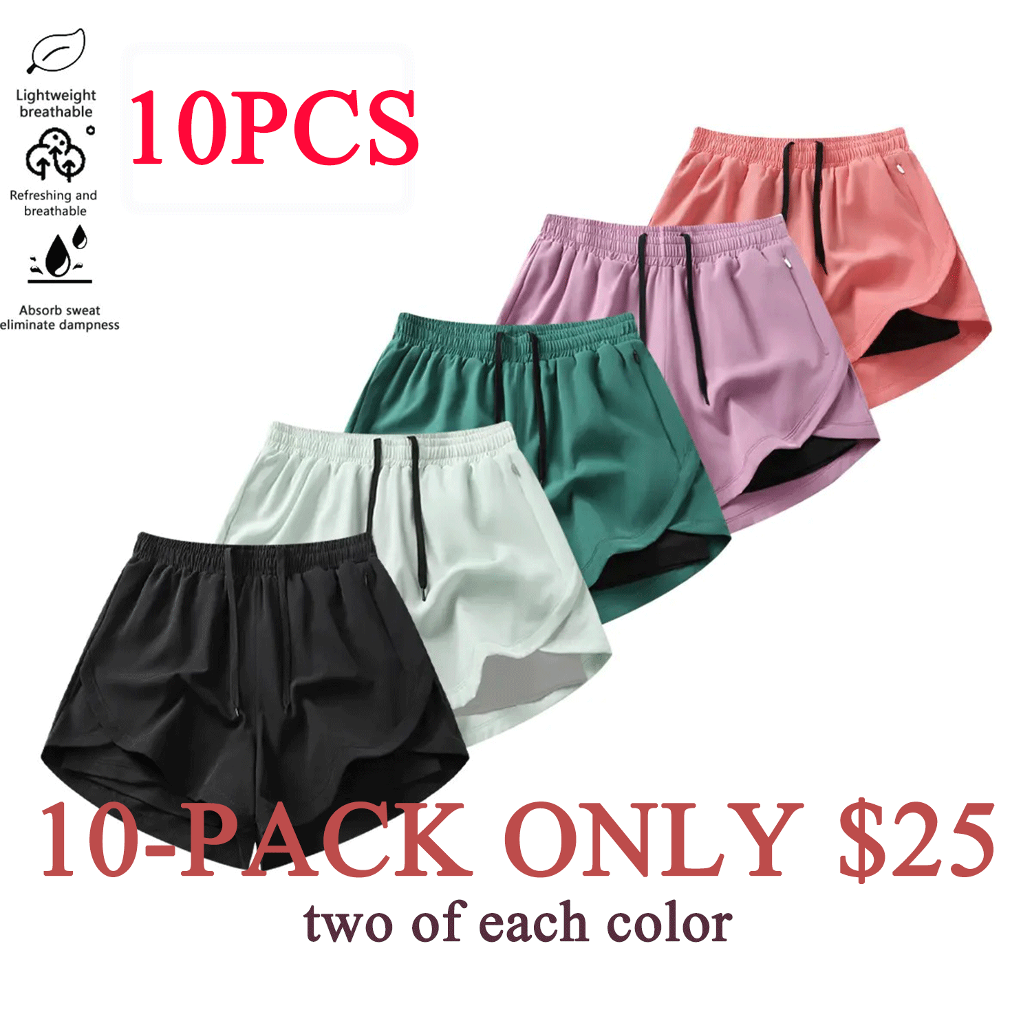 🌞 Women Summer Shorts Set