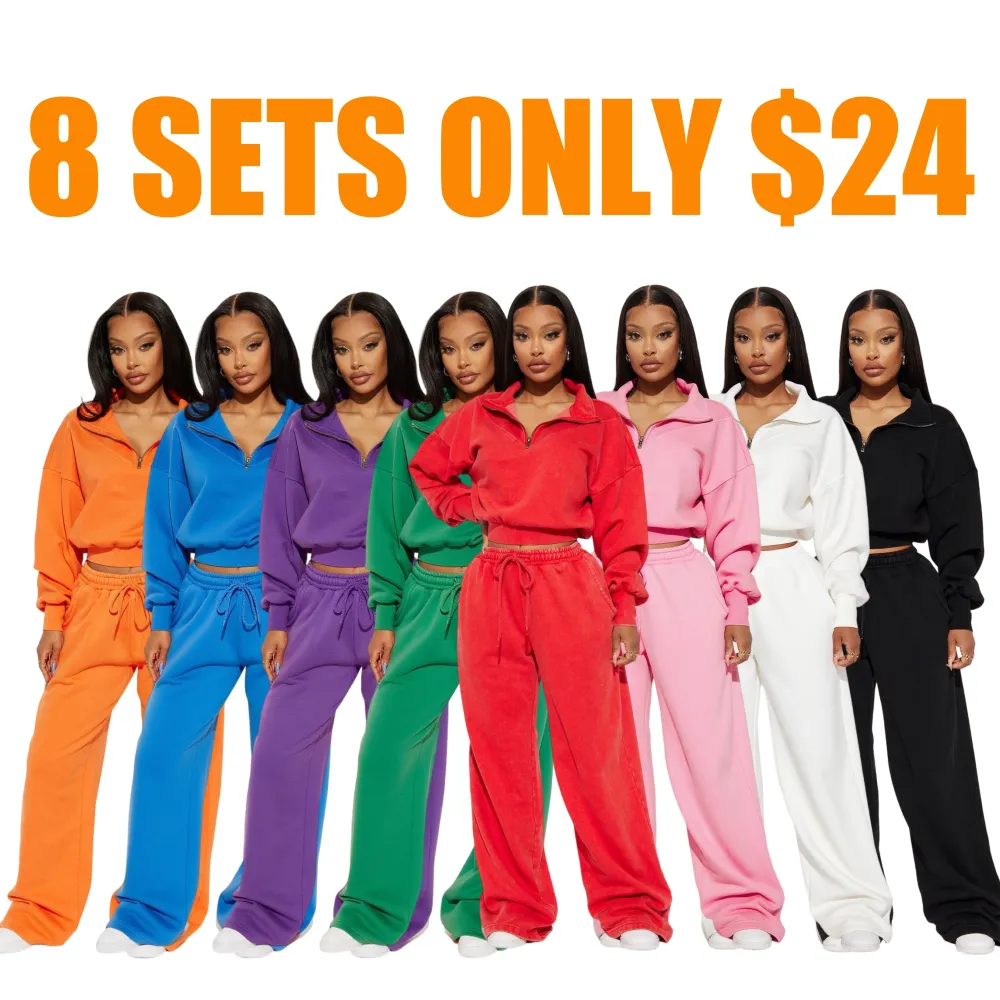 Rested Lounge Set – Pullover & Wide Leg Jogger