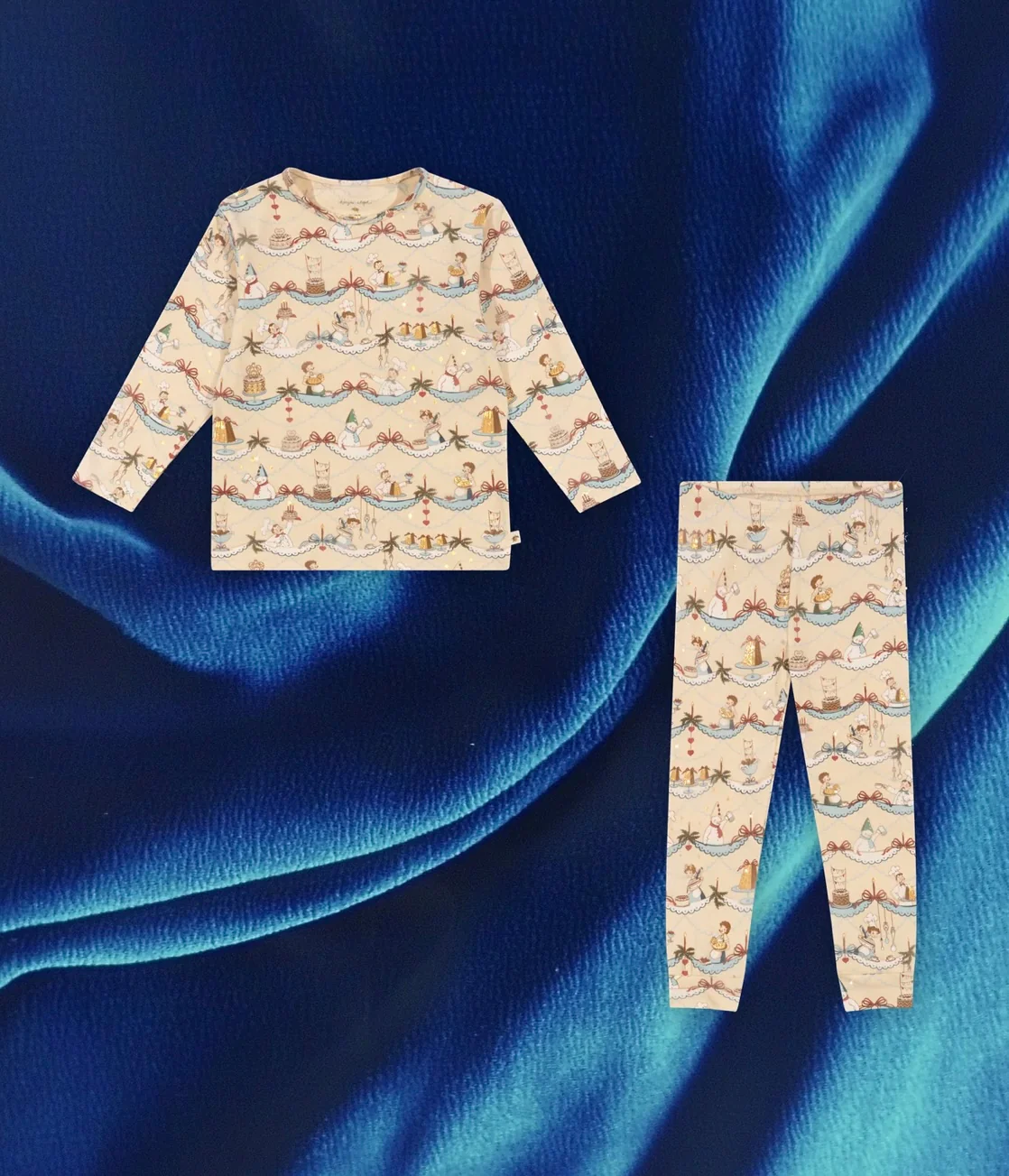 basic blouse/pants set gots - sugar pie