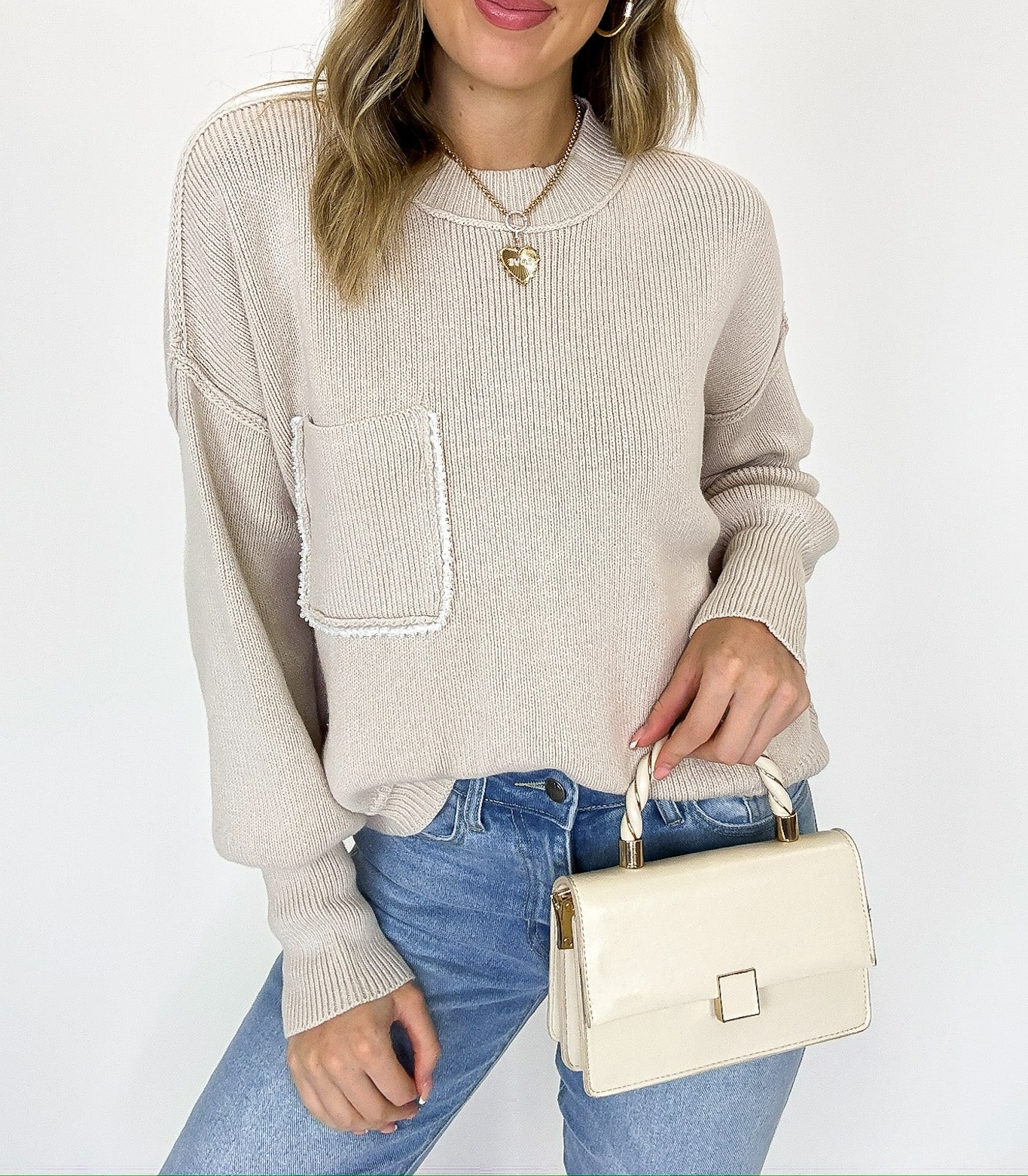 Knit Intentions Front Pocket Sweater