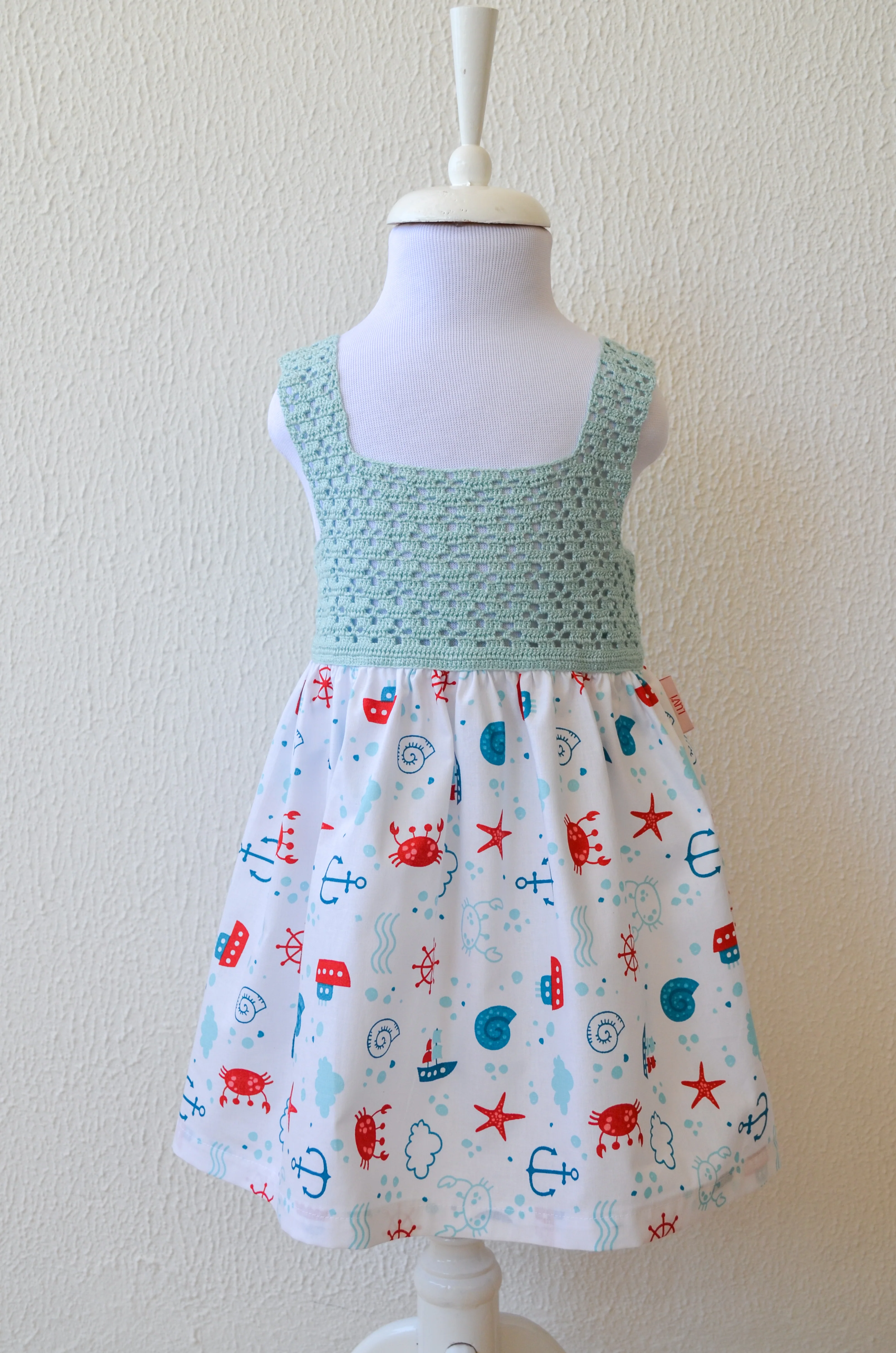 Happy Crab Summer Dress