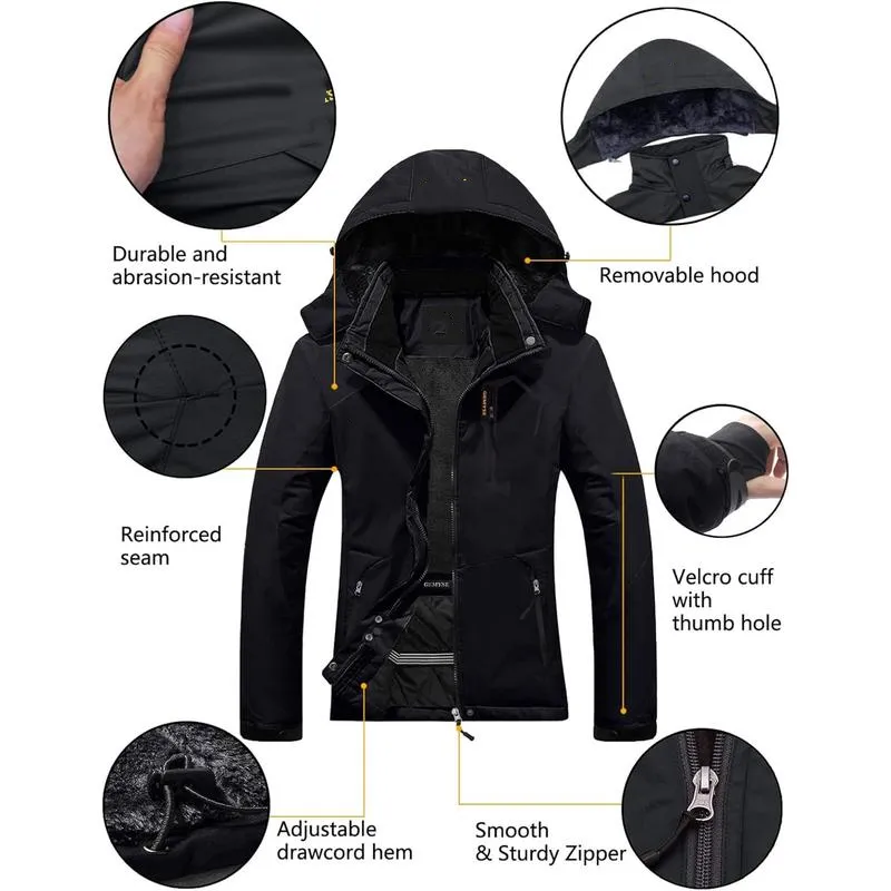Women's Mountain Waterproof Ski Snow Jacket