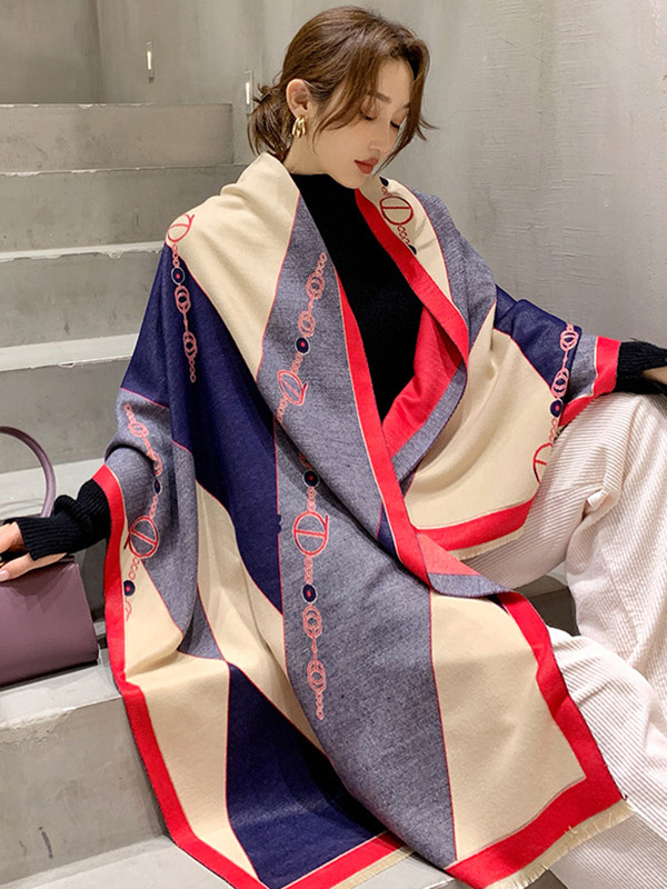 Thicken Split-Joint Warm Shawl&Scarf