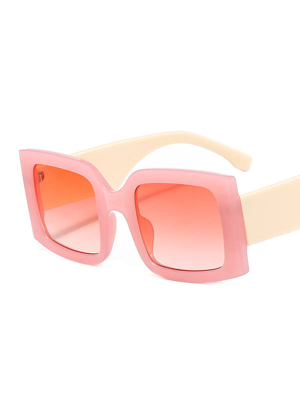 Geometric Sun-Protection Sunglasses Accessories