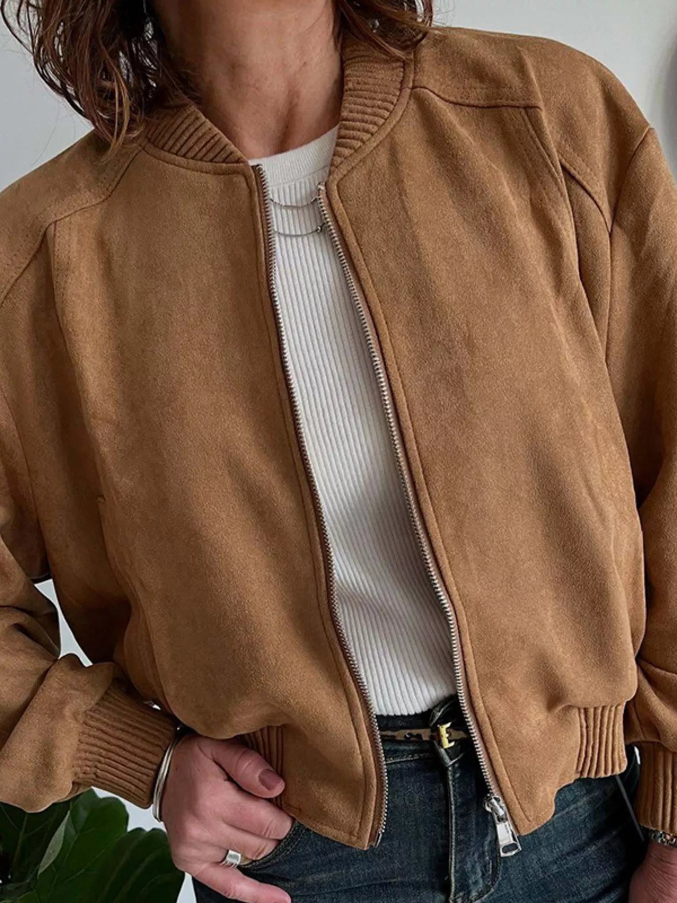 Zip Up Long Sleeve Jacket