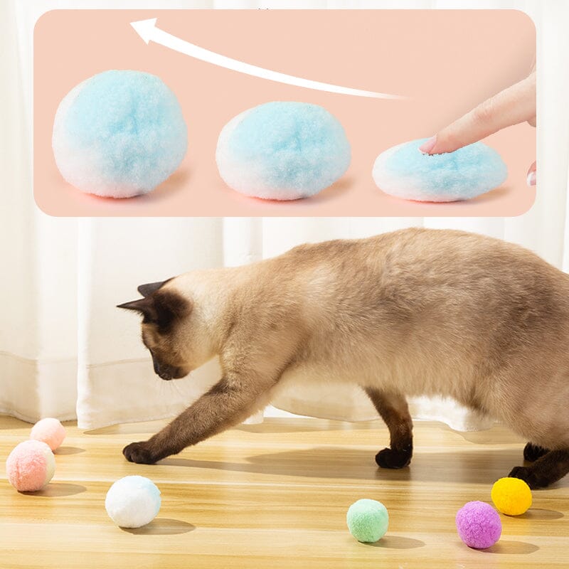 Silent Cat Toy Ball 30pc