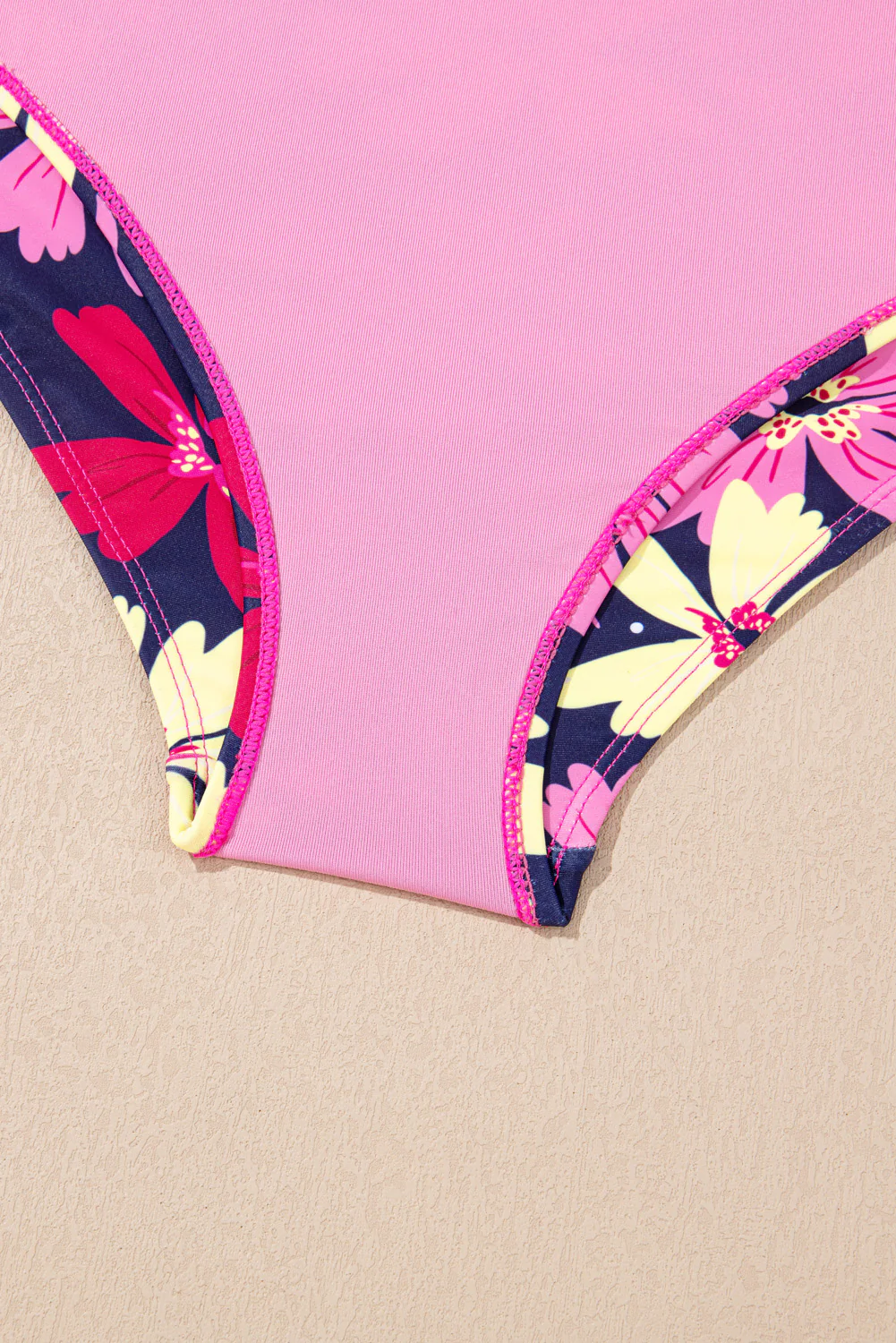 Rose Red Tie Shoulder Floral Print Cute Tankini Set