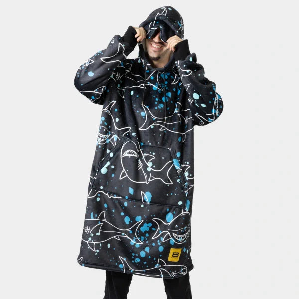 Wearable blanket Oversized with sherpa lining One size fits most.