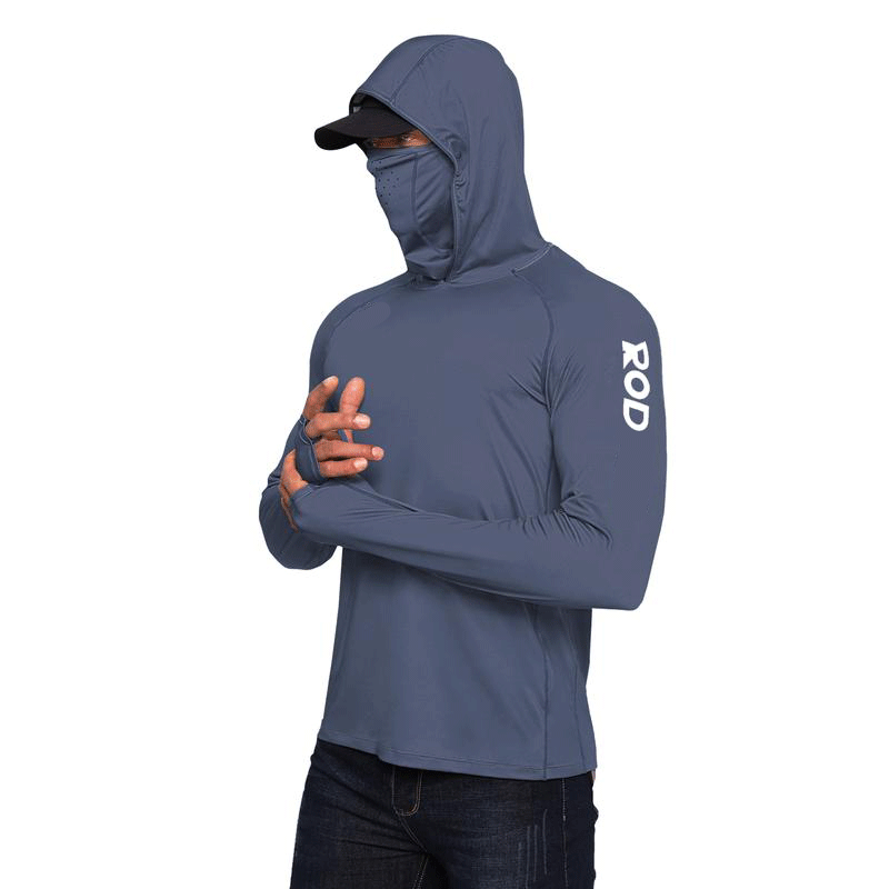Men’s UPF 100 Sun Protection Hoodie with UV Detection