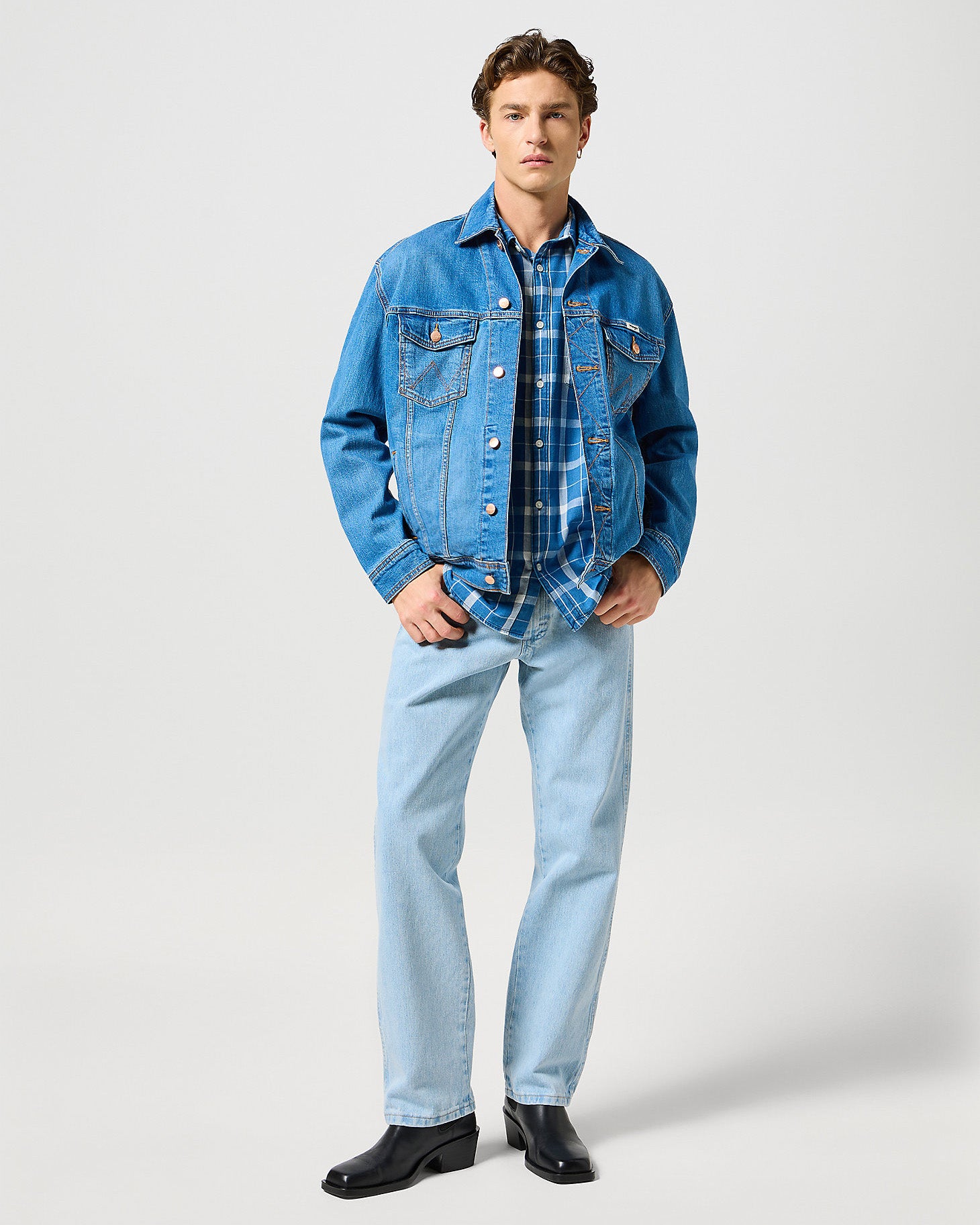 13MWZ Original Cowboy Cut Mens Jeans - Bleach