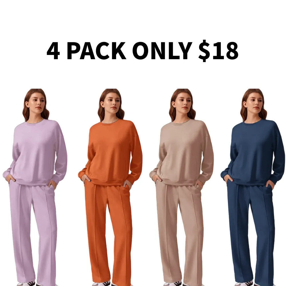 Two-Piece Long Sleeve Sweatshirt