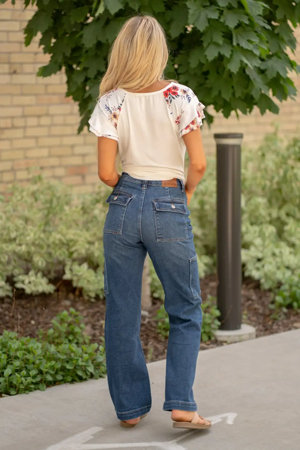 See You Next Week High Rise Cargo Wide Leg Regular & Plus Sizes