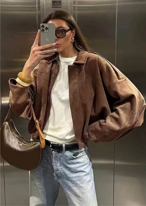 Casual Loose Fit Short Jacket