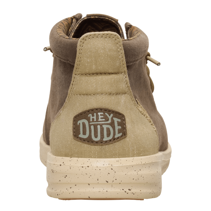 Wally Mid Gripr Stretch Canvas - Teak Brown/Multi