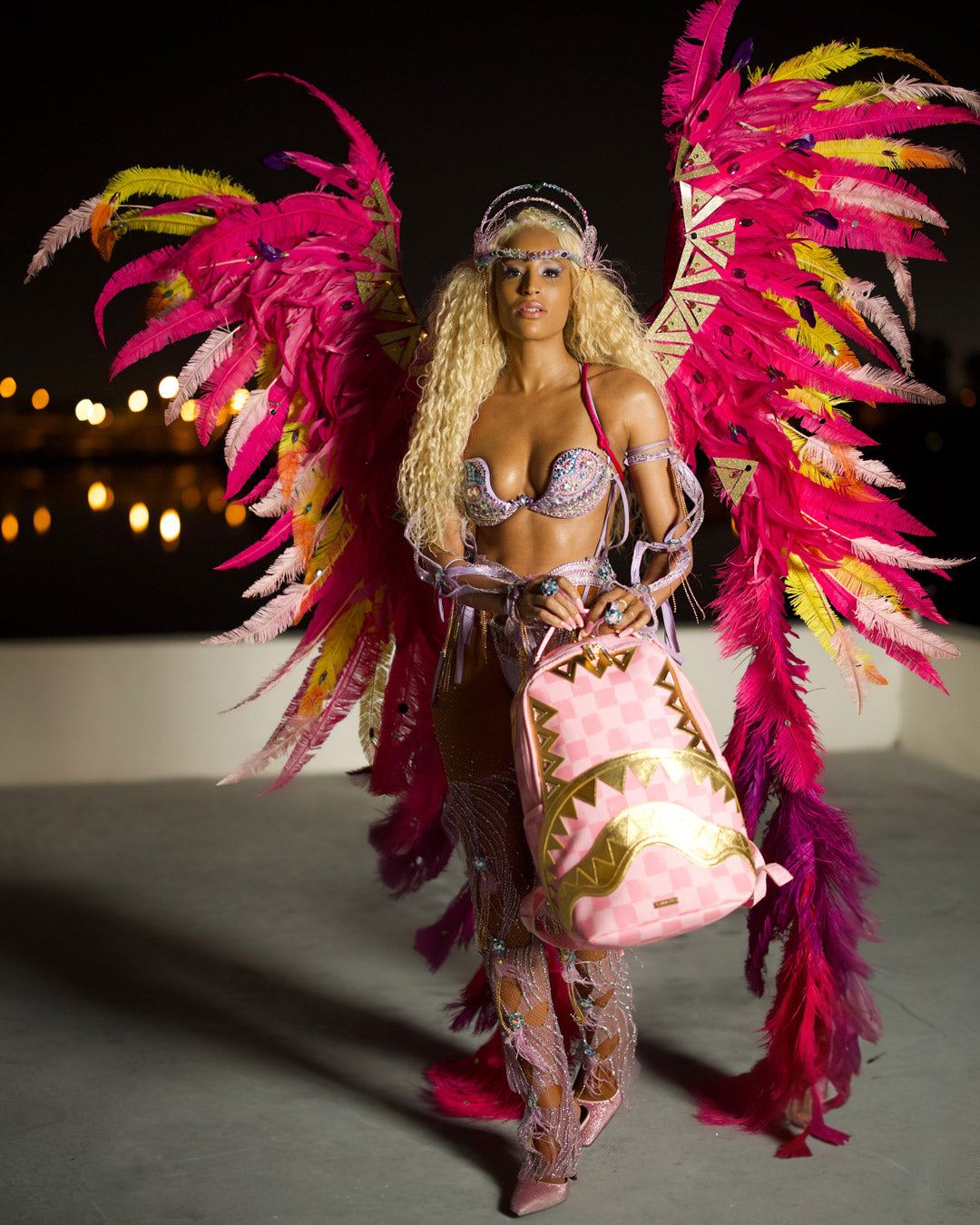 A.I. AFRICAN INTELLIGENCE MESSAGE FROM THE FUTURE BACKPACK - SANDFLOWER COLLAB