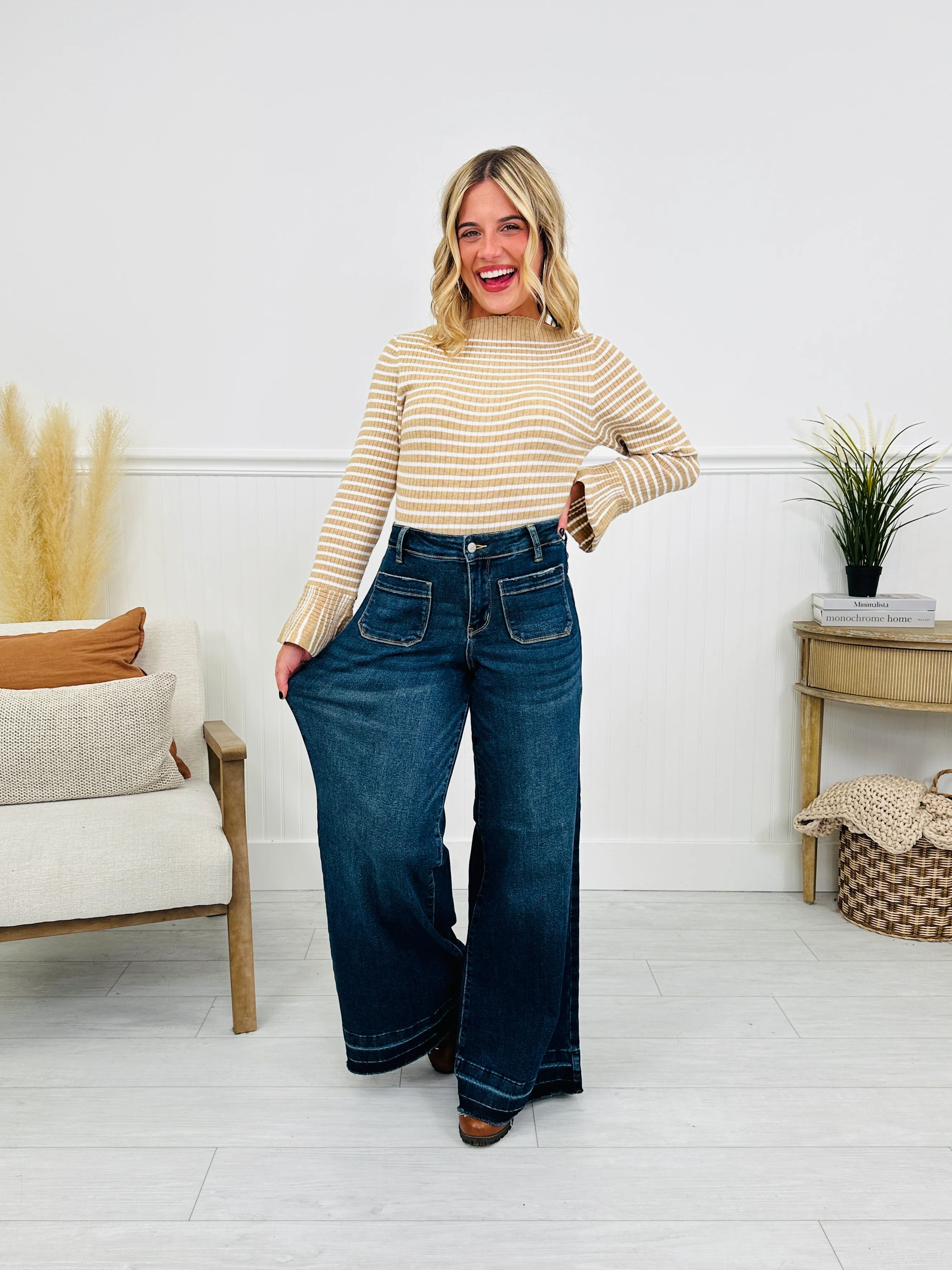 Judy Blue Perfectly Palazzo Wide Leg Jeans