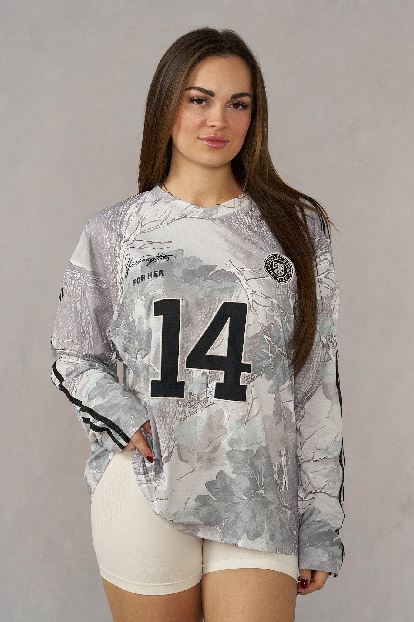 W4302 - Camo Longsleeve Jersey