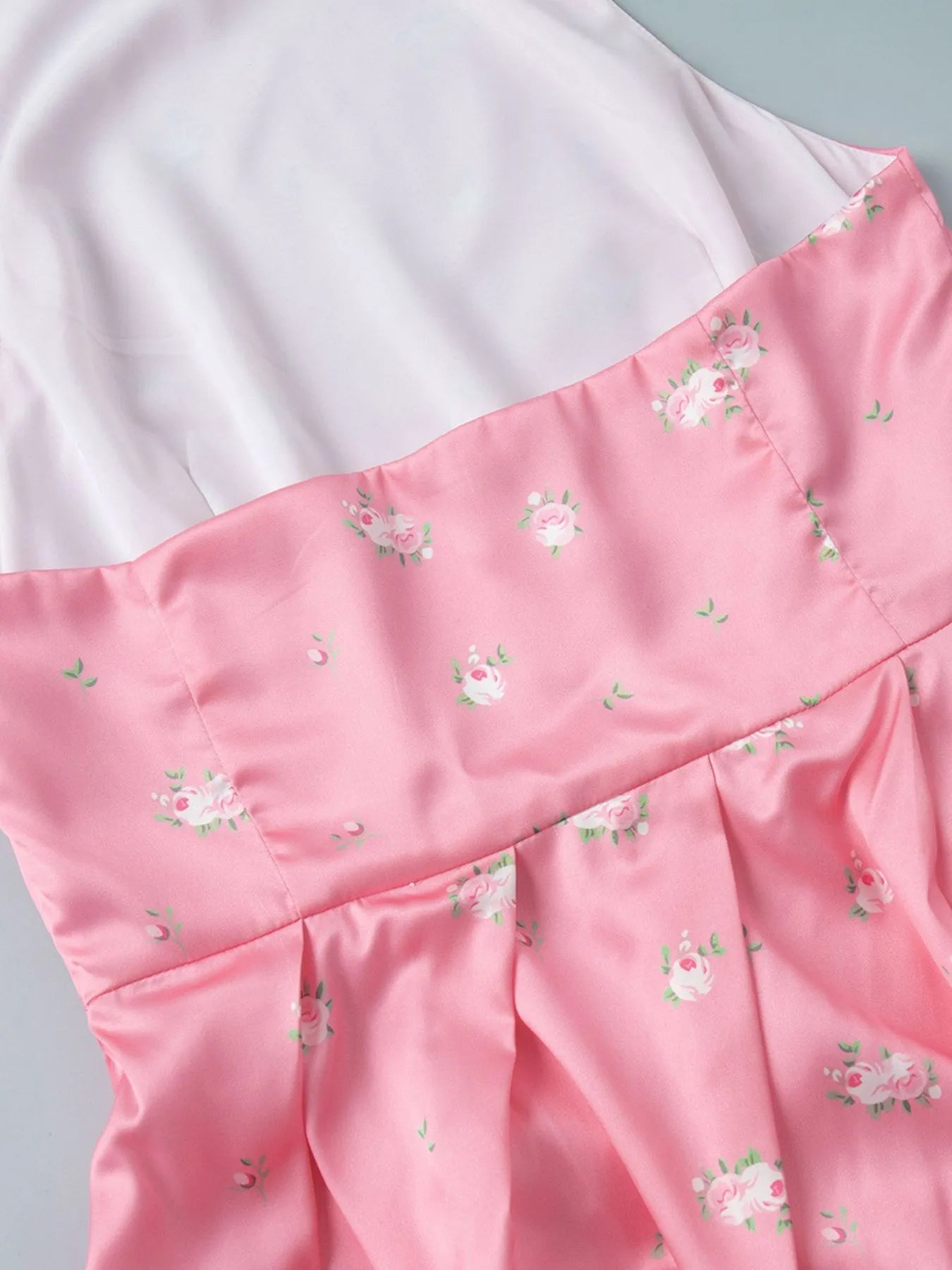 Floral Print Cami and Skirt Set