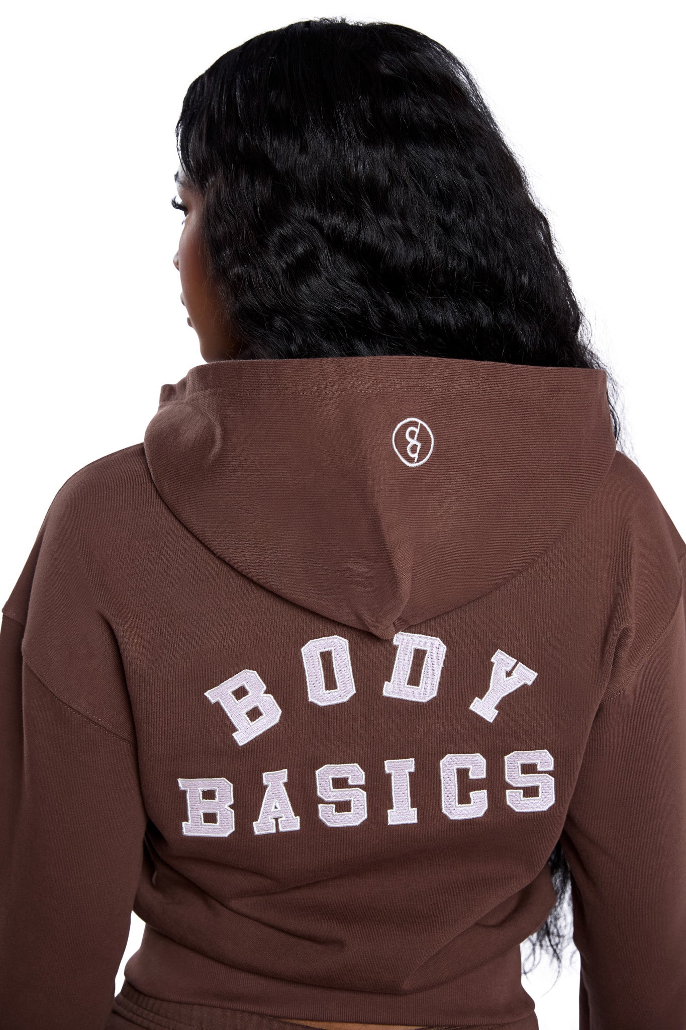 BODY UNIVERSITY HOODIE 2.0 (BROWN/LIGHT PURPLE)