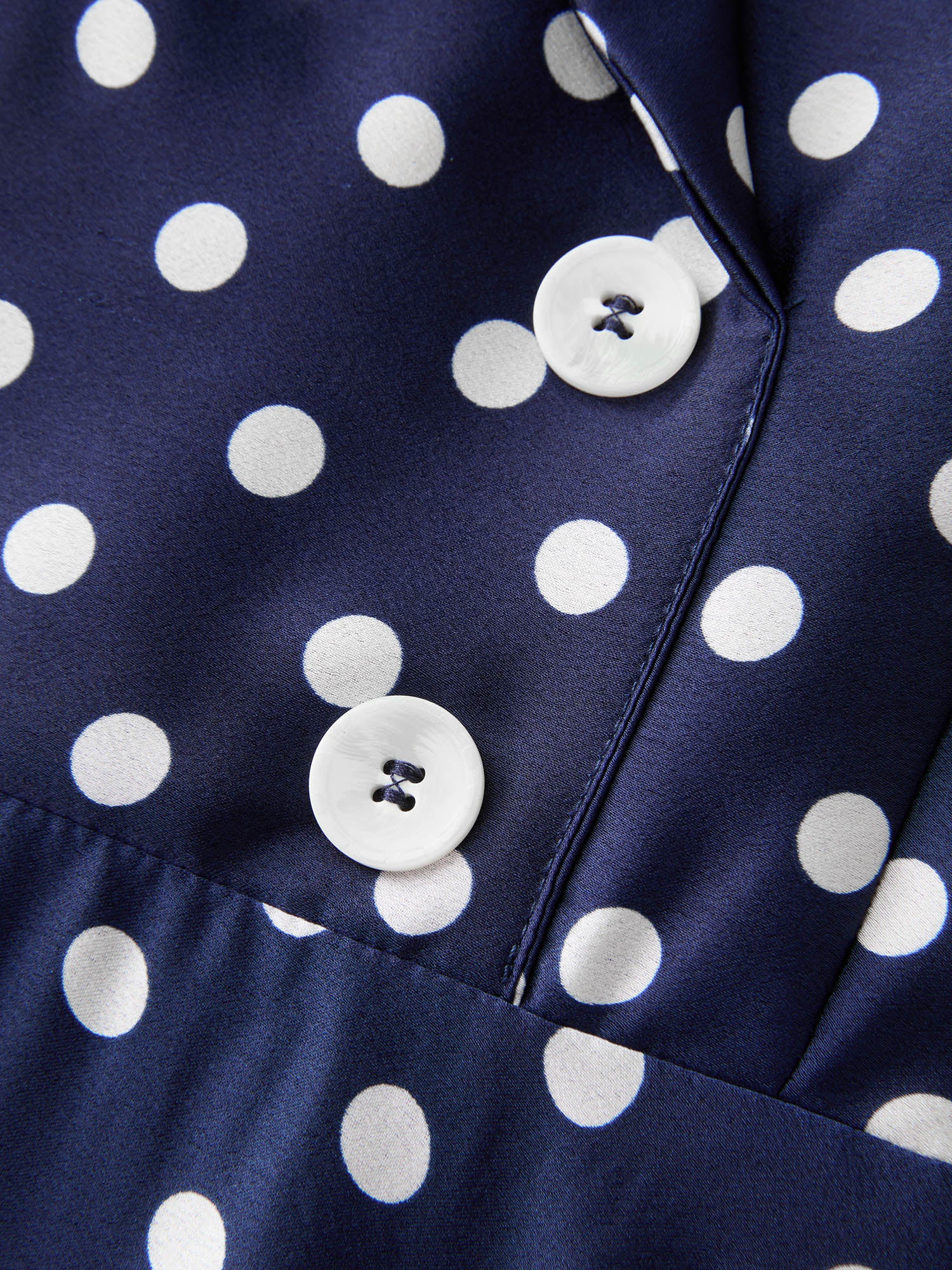 Retro Polka Dots Fit And Flare Mini Dress
