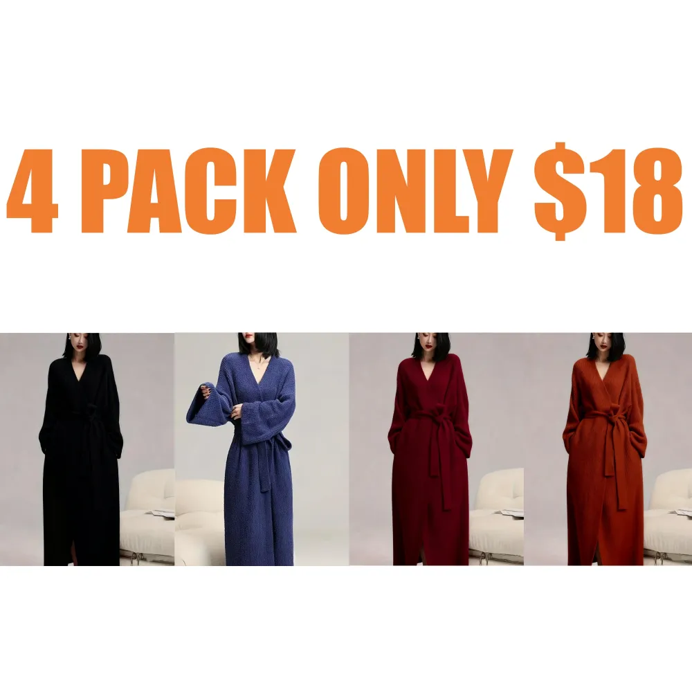 Women's Double-Sided Fleece Robe