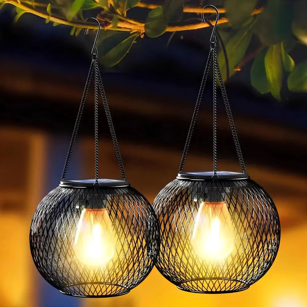 Upgraded Hanging Solar Lantern Outdoor