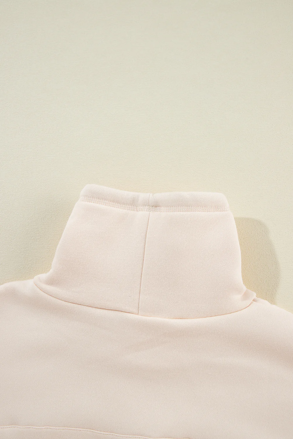 Drawstring Turtleneck Dolman Sleeve Sweatshirt