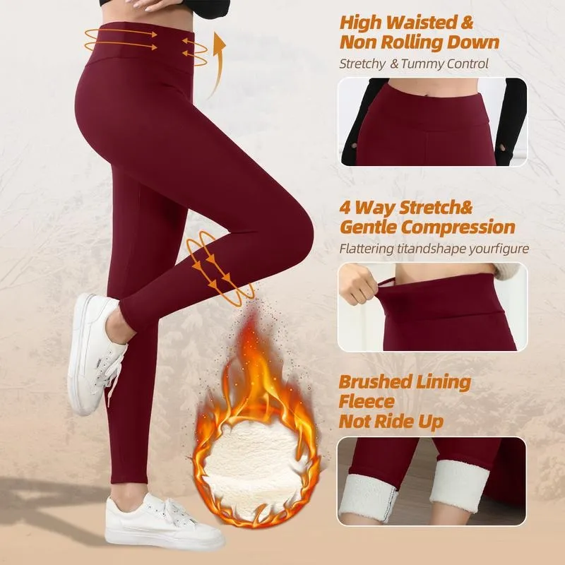 Winter Thick Warm FLeece Lined Leggings