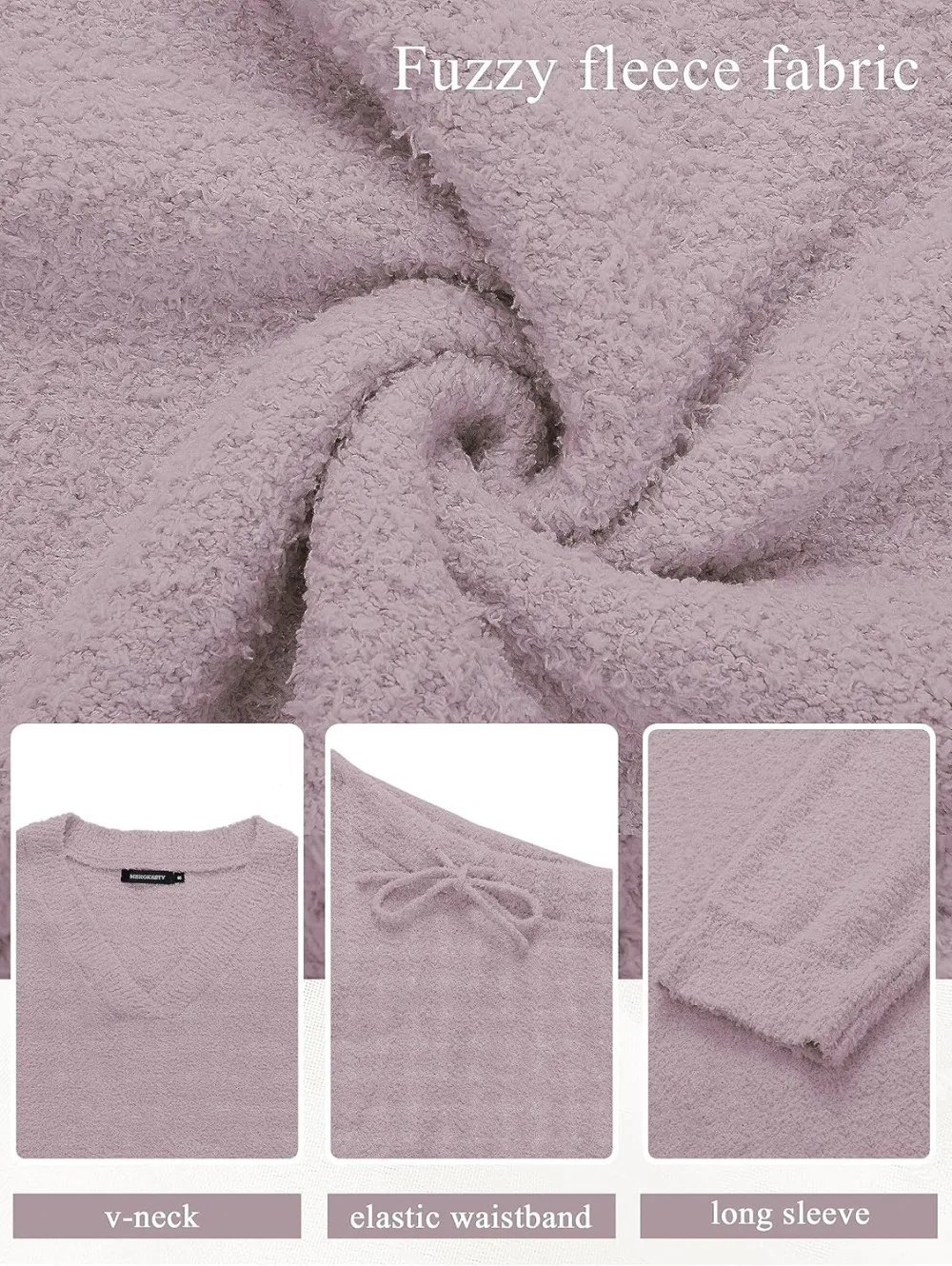 Women's Lounge Sets 2025 Fall Fashion 2 Piece Outfits Sweater Pajama Set