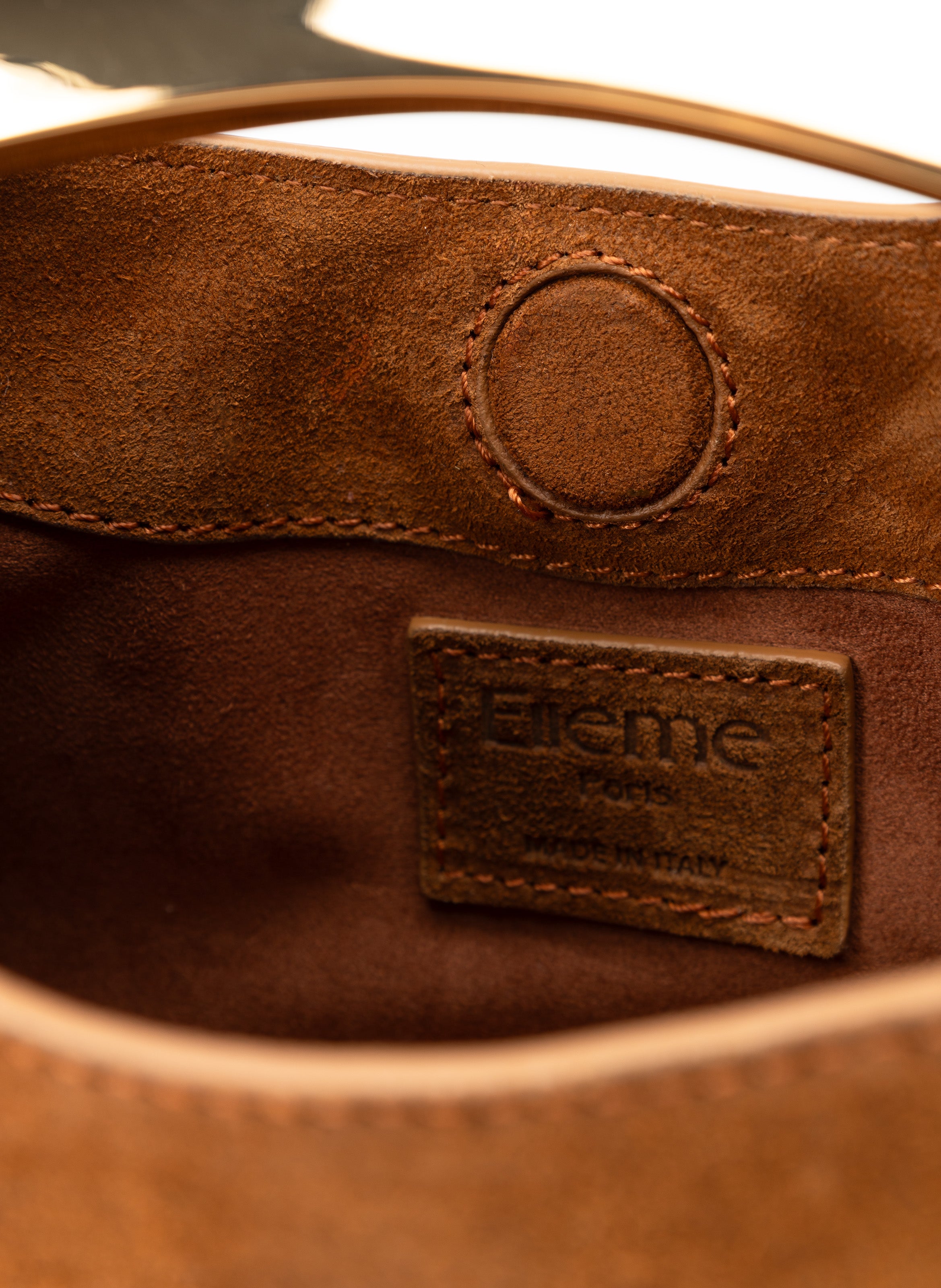 Mini Boomerang Suede Cognac Clearance Sale 85%OFF