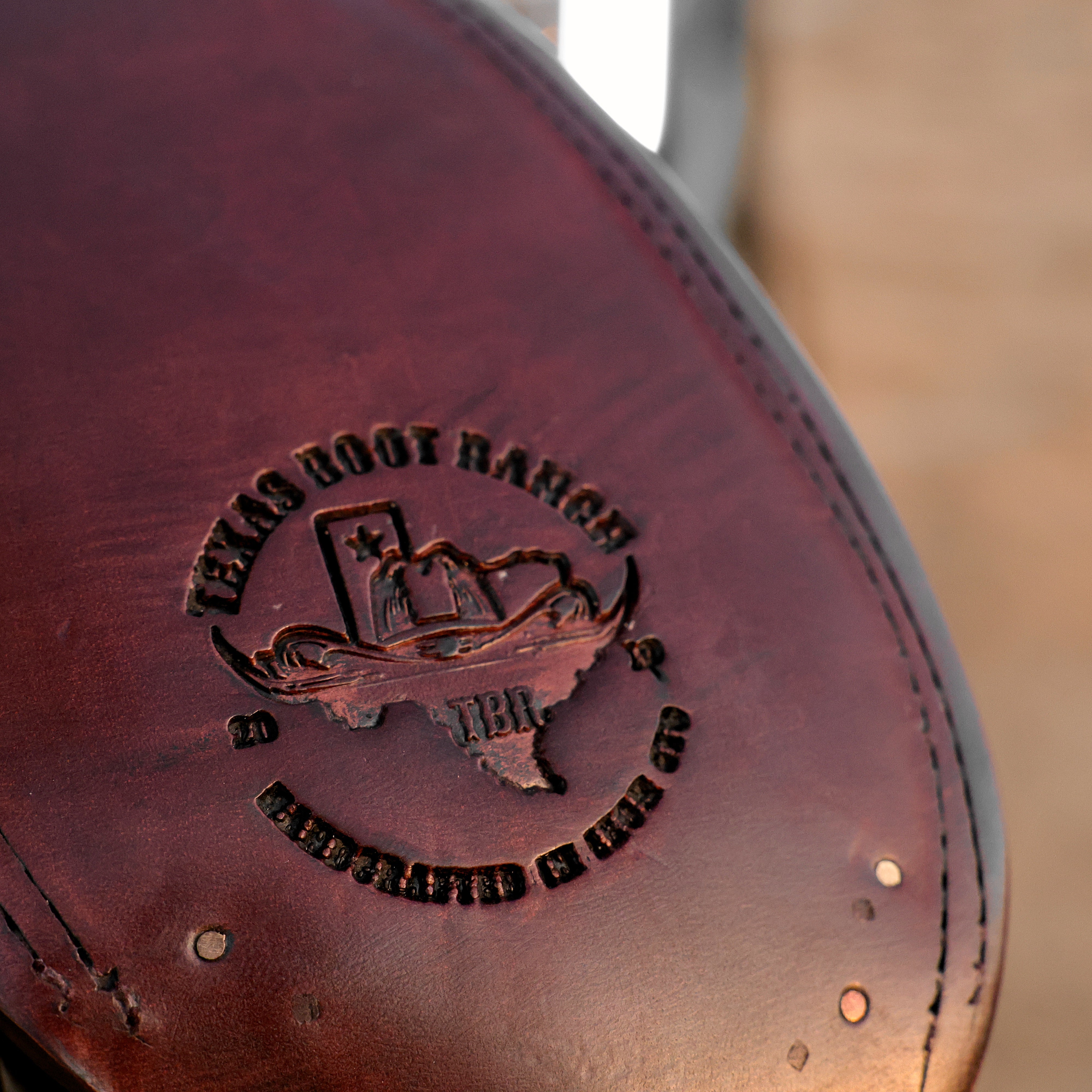 Chocolate Brown Ostrich Leather Boots - Square Toe
