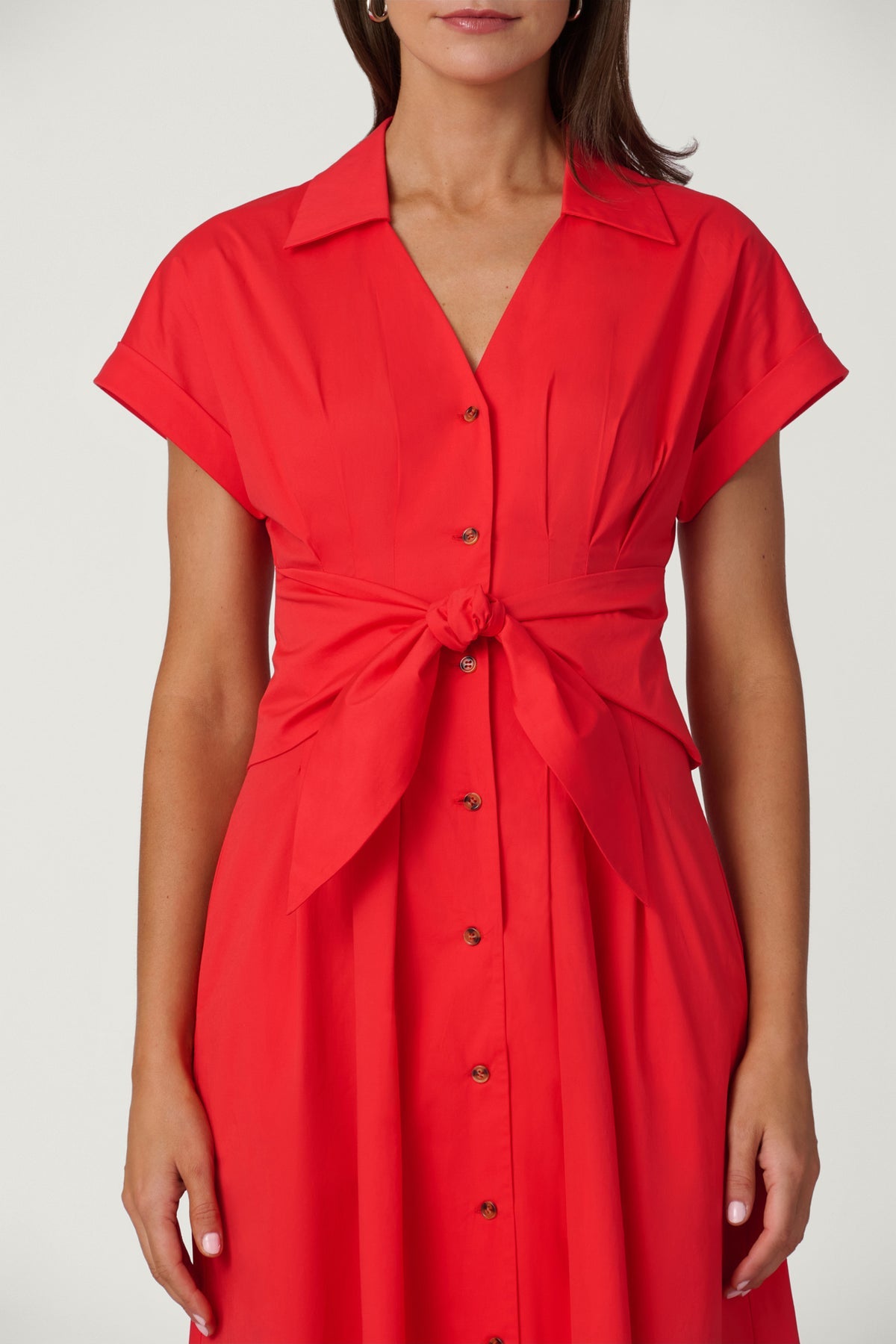 Beatrice Dress in Tomato