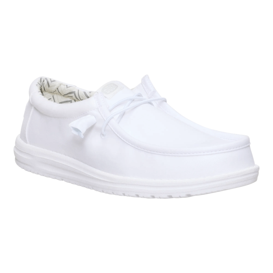 Wally Stretch Canvas - White/White