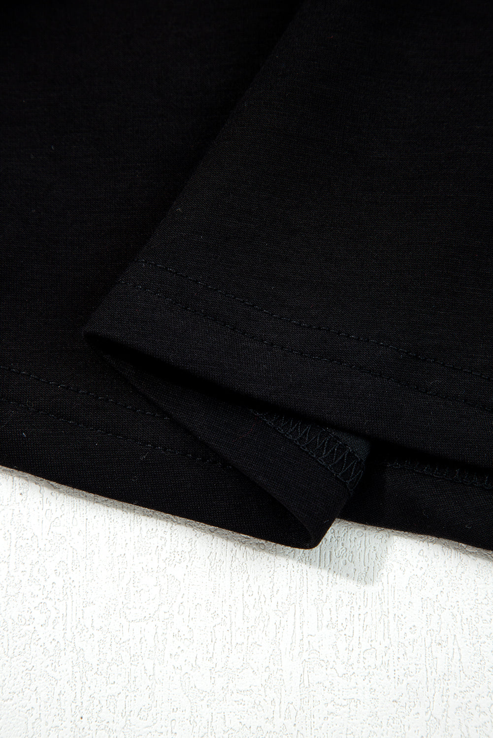 Blackish Green Solid Color Ruched Detail Long Sleeve Midi Dress