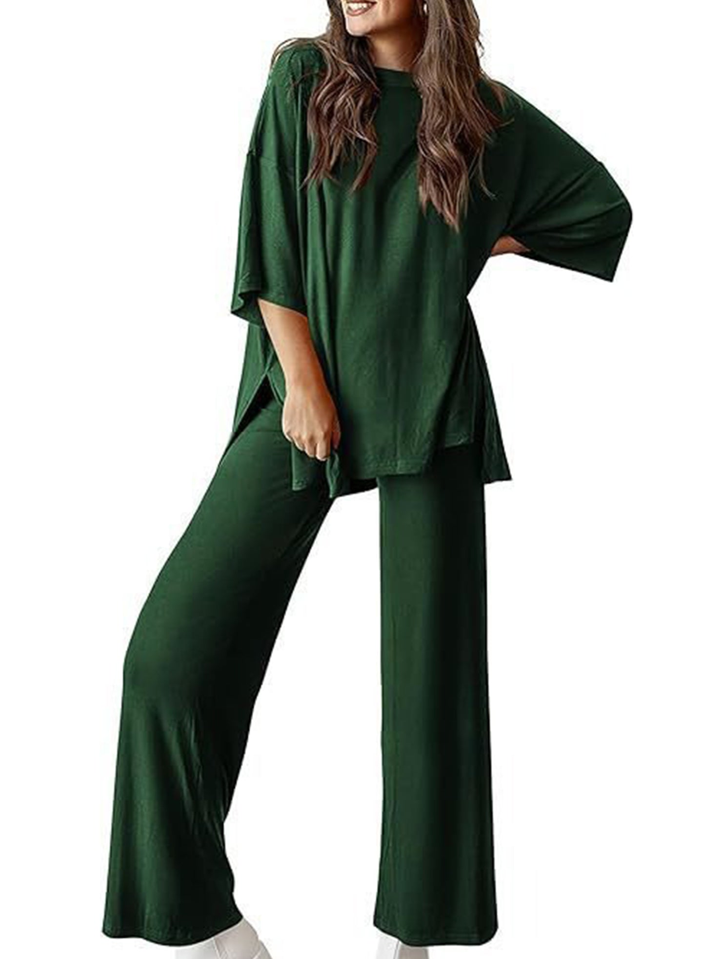 Loose Fit Casual Two Piece Set_CWSTB01013