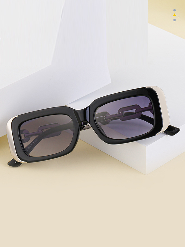 Geometric Sun-Protection Sunglasses Accessories