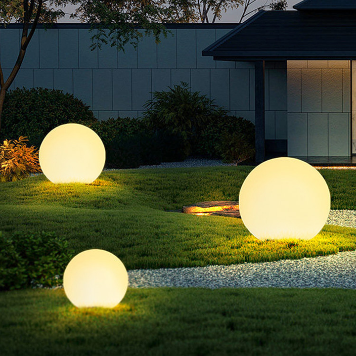 Cordless LED Glowing Ball Light - 16 RGB Color Changing Waterproof Floating Ball Lamp w/Remote