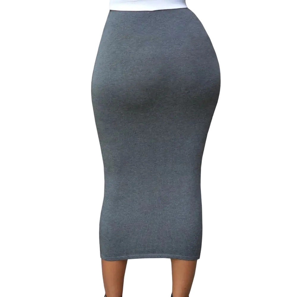 Women’s High Waisted Tummy Control Bodycon Maxi Skirt